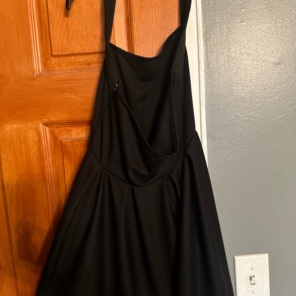 Black short dress